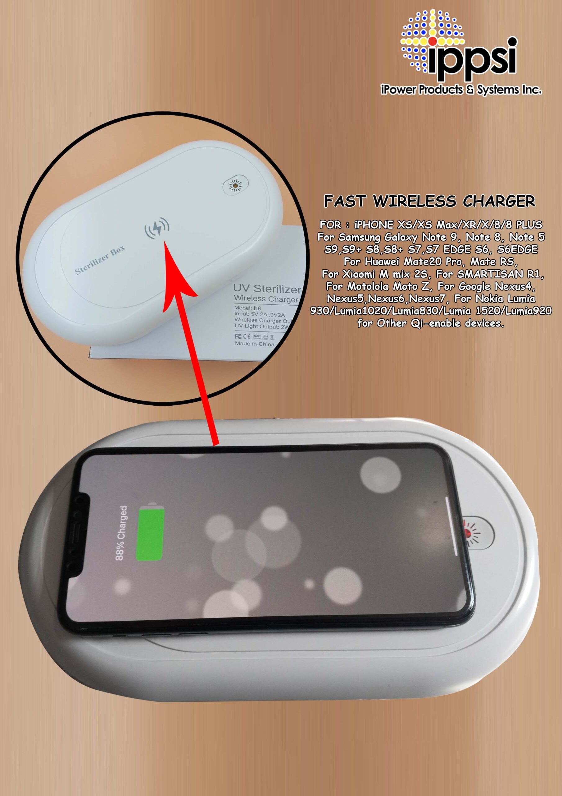 UV Sterilizer Box & Wireless Charger - Image 7