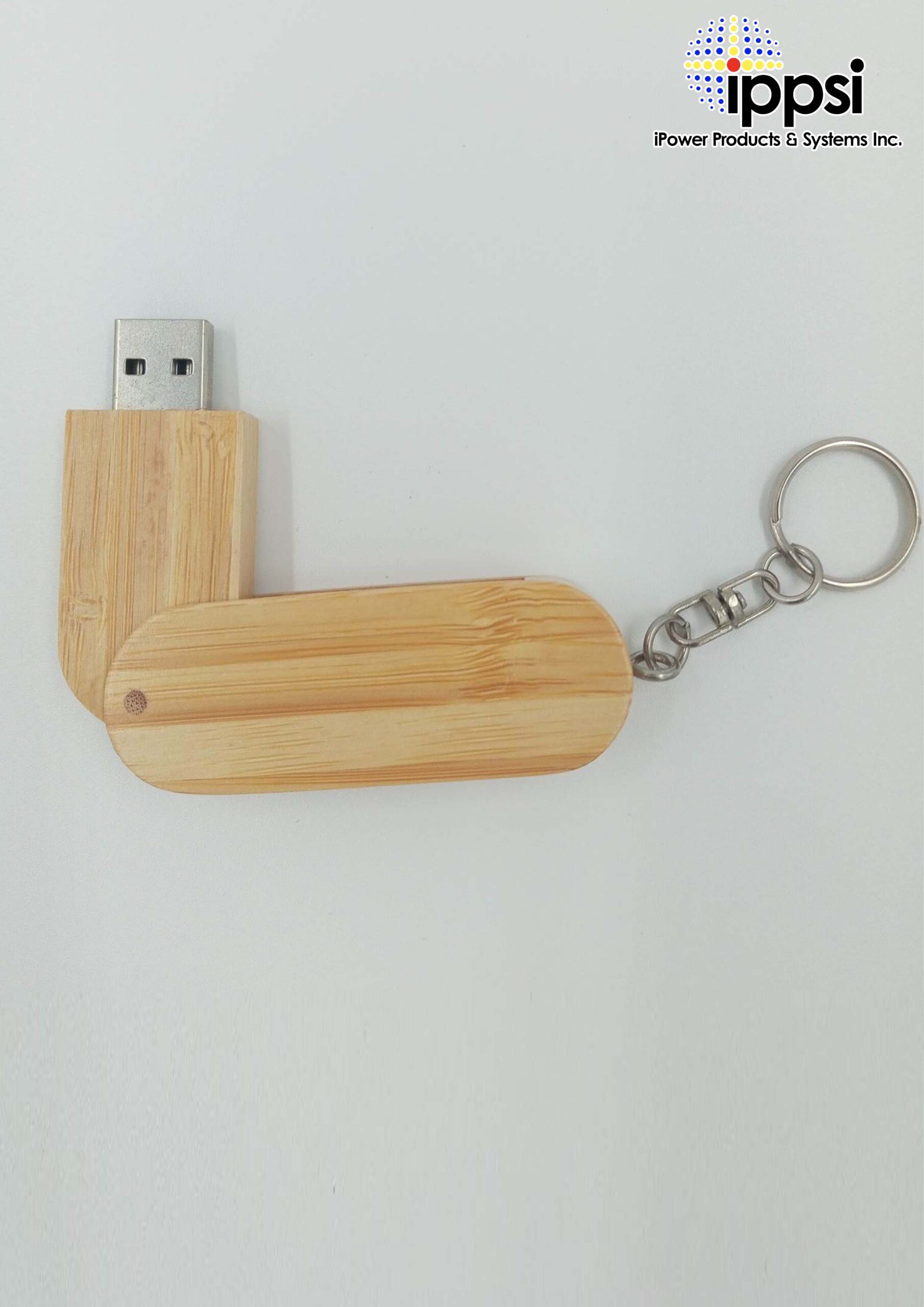 Wooden Swivel Type USB Flash Drive - Image 7
