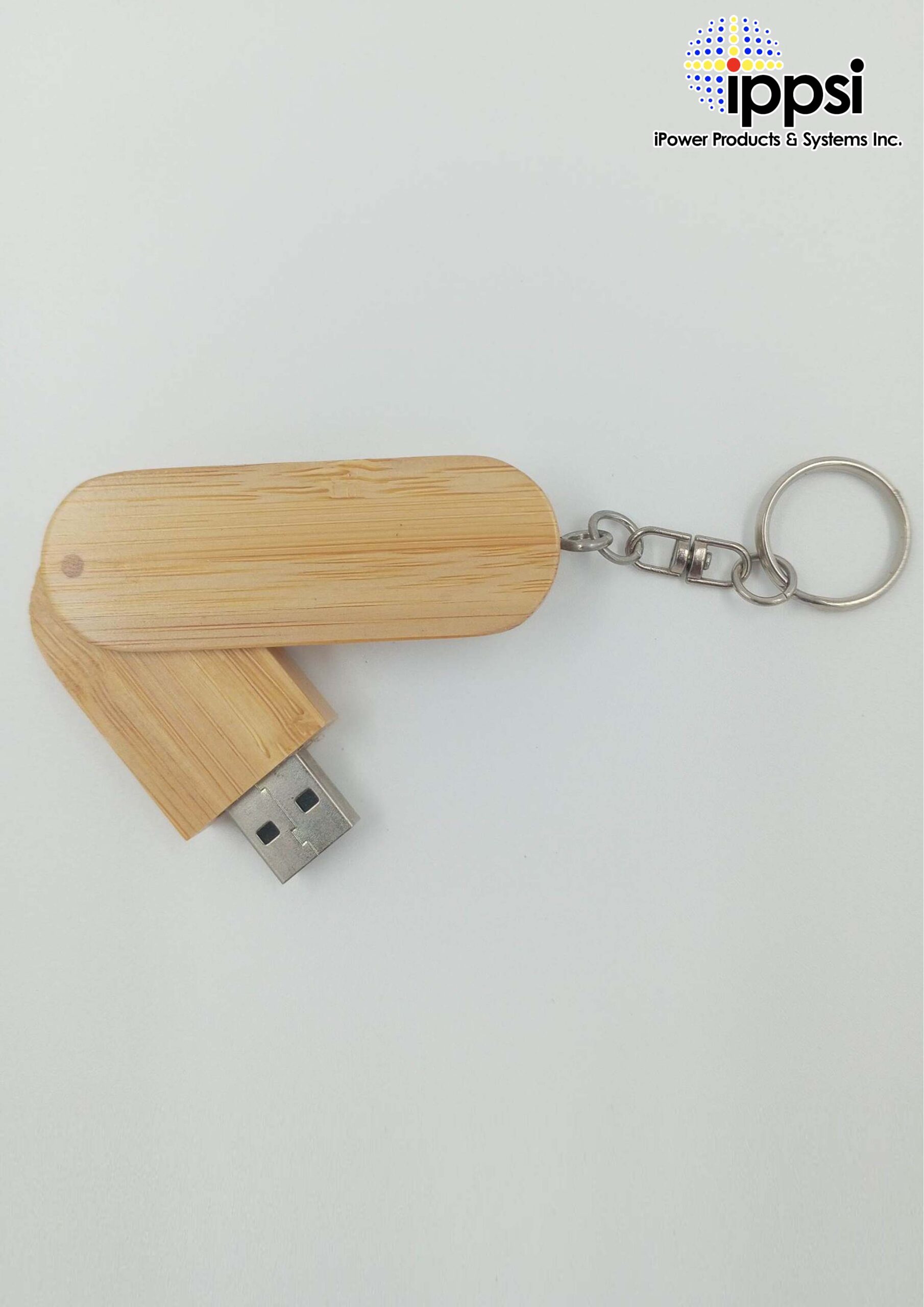Wooden Swivel Type USB Flash Drive - Image 6